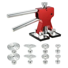 Лучшие инструменты для кузова автомобиля без краски вмятин Инструменты для ремонта вкладки для инструмента для правки вмятин кузова 8 шт. алюминиевые клеевые вкладки набор инструментов для ухода за краской