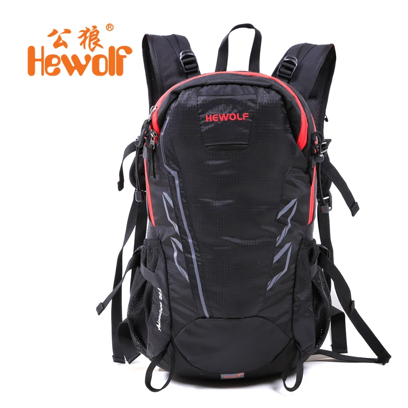 Hewolf Leisure Outdoor Travel Mountaineering Backpack Male Ultralight Waterproof Shoulders Bag Female Sports Computer Bag
