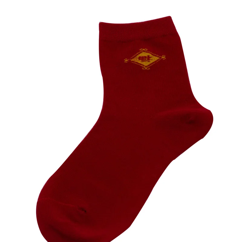 Весенне-осенние детские носки хлопковые высококачественные носки красного цвета носки для мальчиков и девочек от 0 до 12 лет 5 пар/лот