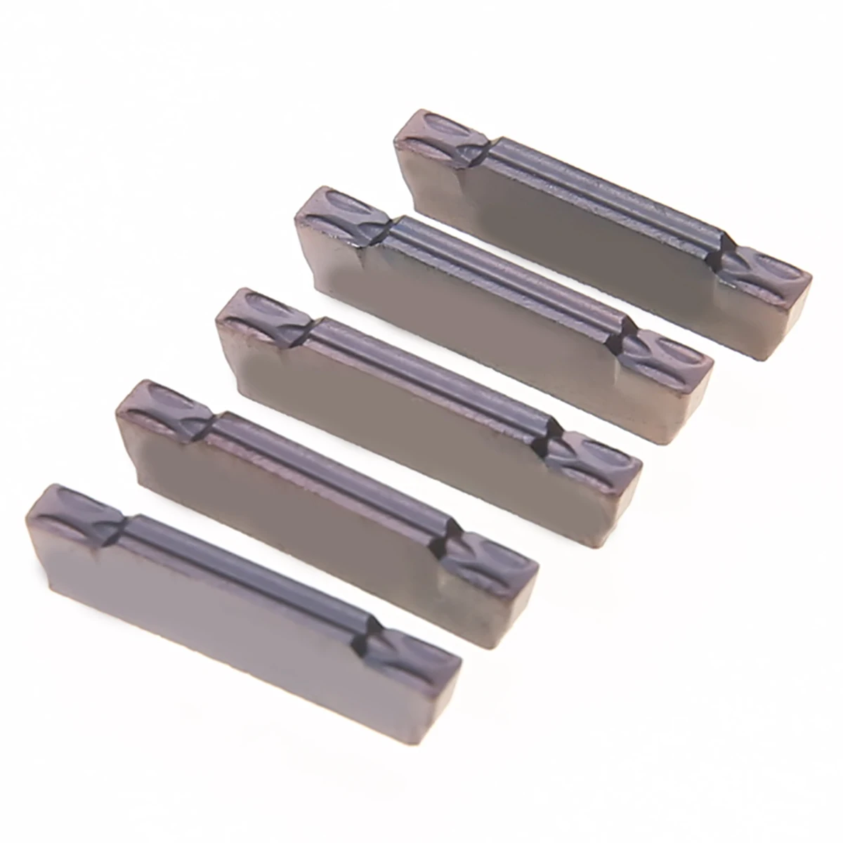 10pcs MGMN200-G LDA Carbide Inserts Lathe Turning Grooving Cutting Tools Insert Set with Plastic Box