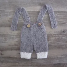 Мохер длинные ремни брюки для новорожденных реквизит, комбинезон ручной работы, индивидуальные цветные брюки, детские фото реквизит