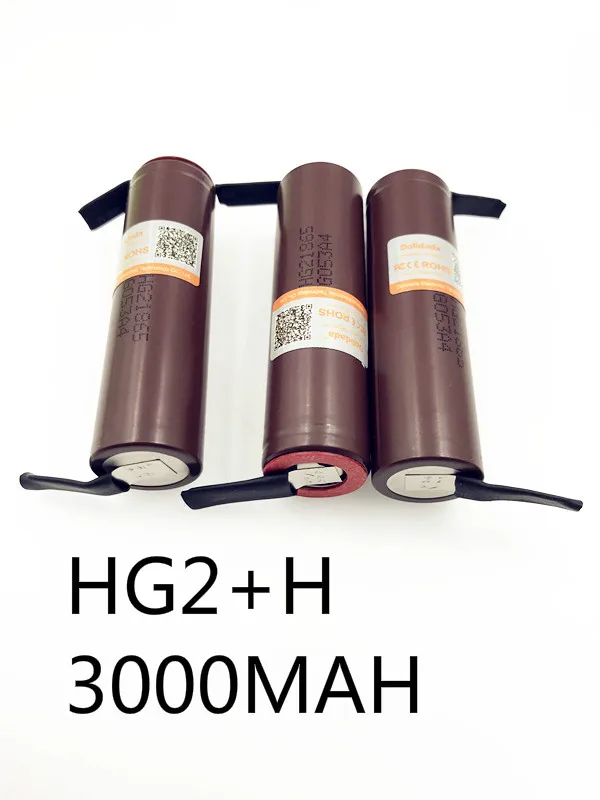 

Dolidada 100% original 18650 battery 3000mah 3.7v rechargeable battery for HG2 18650 lithium battery +DIY nicke