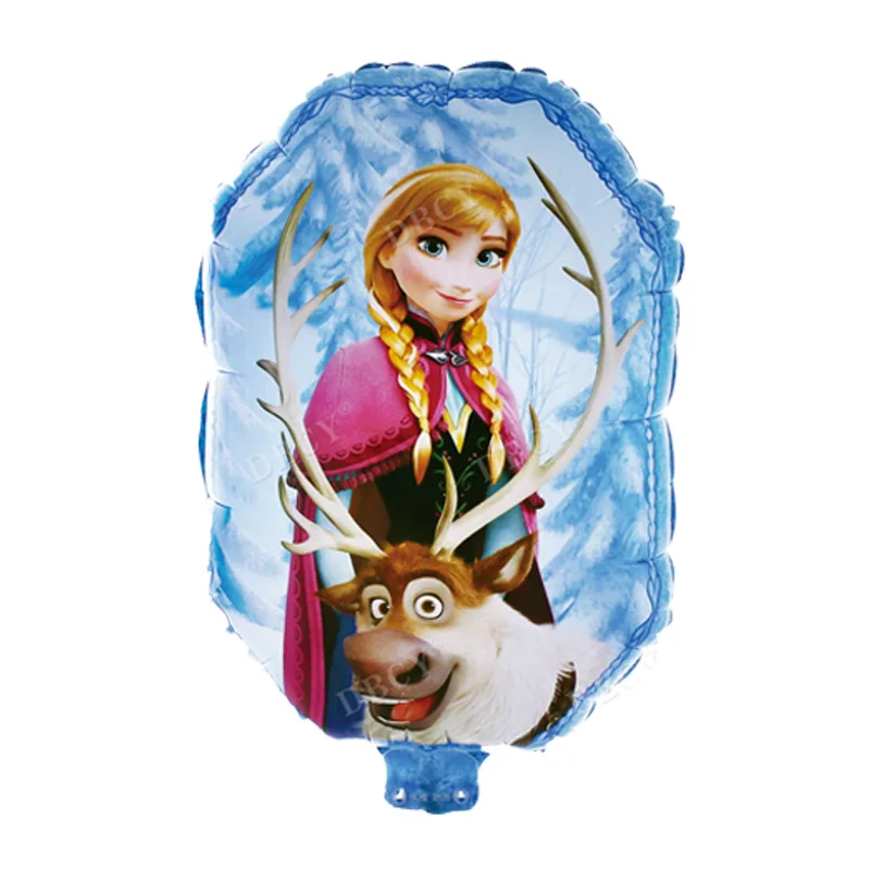 30 шт. воздушные шары с морозным узором Дисней шары в форме принцесс Эльза Анна гелиевые шары украшения на день рождения Детские свадебные принадлежности для девочек