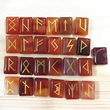 Горячее предложение! Распродажа! Meet 25 шт. натуральный зеленый авантюрин хрустальный камень руны викингов амулет набор рейки целебные кристаллы гадание обрушиваемые камни