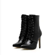 Gladiator High Heels Women Pumps Genova Stiletto Sandal Booties Pointed Toe Strappy Lace Up Pumps Shoes Woman Boots stylish rope style lace up keen high sandal booties sexy strappy open toe stiletto heel gladiator sandals fashion dress shoes