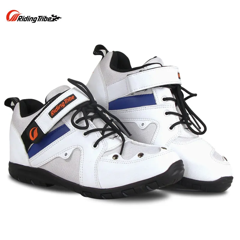 

Riding Tribe Motorcycle Men's Riding Shoes Protective Non-slip Off-Road Motobike Racing Boots Anticollision Four Season A006