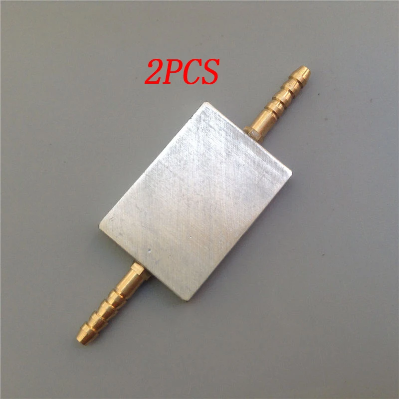 

2PCS/LOT 42x27mm Water Cooling Plate ESC -cooled Sheet Brushless Board W Copper Nozzle for RC Boat