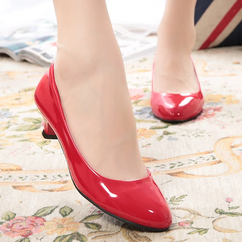 Super High Women Shoes Pointed Toe Pumps Dress High Heels Boat Wedding Shoes Zapatos Mujer Matte Low