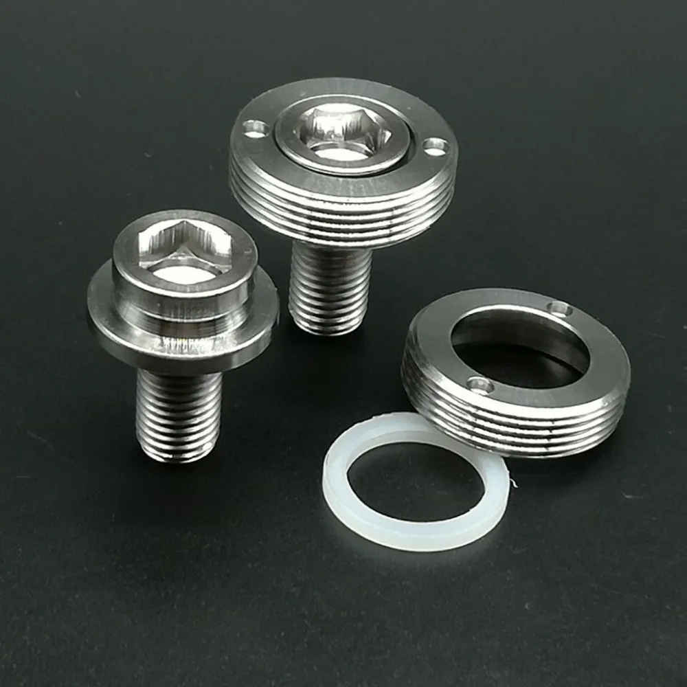 

M8x15mm Titanium Ti Bicycle Screw Chain Wheel Crank Bolt Extractor 1Pair/2Pcs