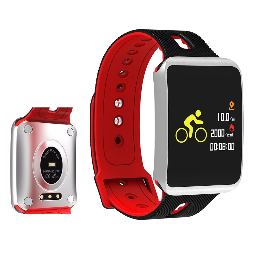 

TF1 Bluetooth Smartwatch Phone Nordic 52832 IP68 Waterproof Heart Rate Blood Oxygen Sleep Monitor Smart Watch Wristband