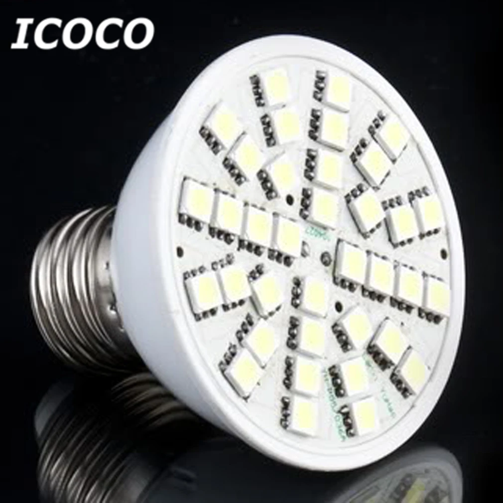 ICOCO 110V 7W P20 LED Light Bulb 36 LED Lamp Warm White E27 Replaceable