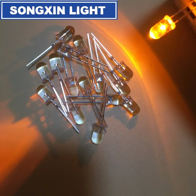 BREAKA 100 Pz 3mm Diodo LED Lampeggiante Lento - Foto 9