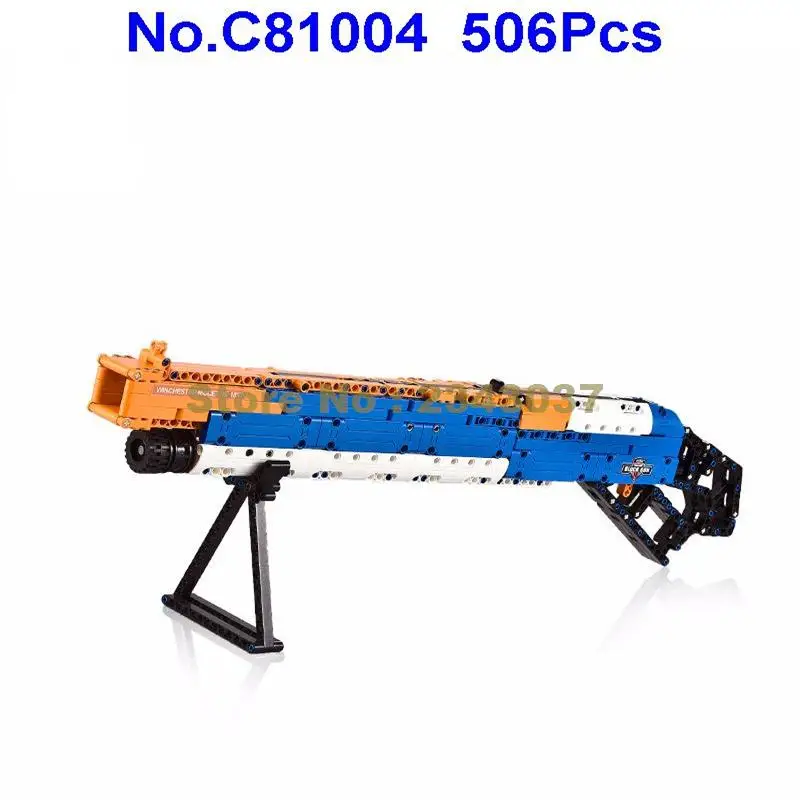 C81004 506pcs Military Winchester M1887 Shotgun Gun With Soft Bullet Building Block Toy | Игрушки и хобби