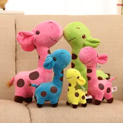 Милые мягкие детские игрушки Радужный жираф плюшевые игрушки куклы для детей Brinquedos Kawaii подарок для ребенка рождественские подарки на день