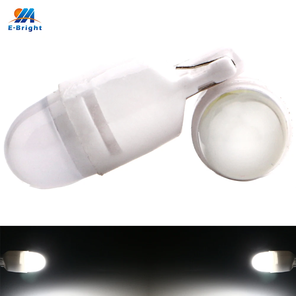 YM E-Bright 50 PCS T10 3030 2 SMD Ceramic W5W 194 168 Auto Clearance Lamps 12V DC Light Bulbs White Blue Yellow 120Lm | Автомобили и