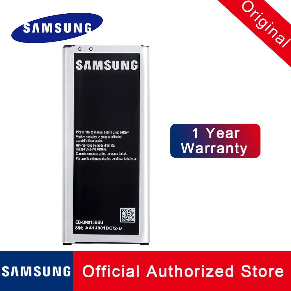 

Original Replacement Battery EB-BN915BBE For Samsung Galaxy note edge SM-N915 EB-BN915BBU NFC Phone Batteria akku 3000mAh