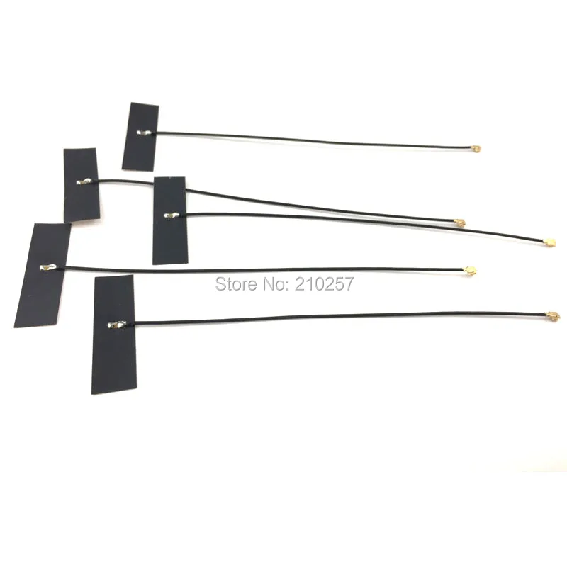 

Free Shipping 10pcs 2.4G 5dbi Wifi Antenna Ipex Connector 1.13 Cable Internal Module FPC Soft Antenna