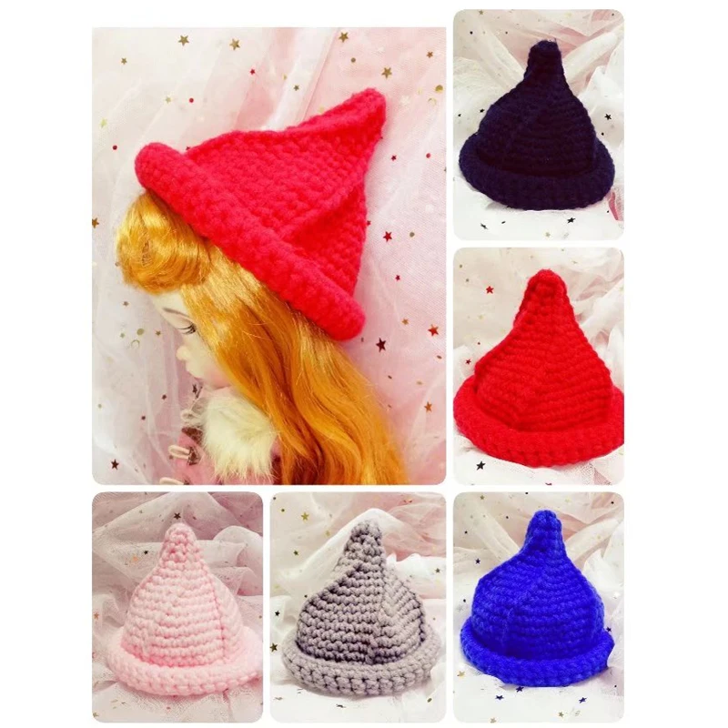 

1PCS Cute Handmade Knitted Hat for Blyth Doll Accessories