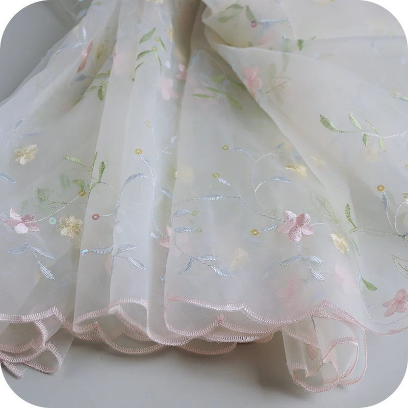 

Fresh pastoral color Eugen yarn flower embroidery lace hand DIY accessories accessories new product recommendation