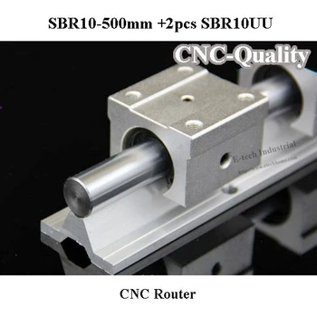 

CNC Linear Rail Linear Guide SBR10 Length 500mm +2 pcs Linear Bearing Block CNC Router