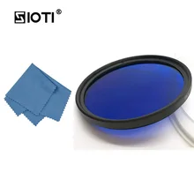 Полноцветный фильтр sioti 82 мм с салфеткой для очистки canon