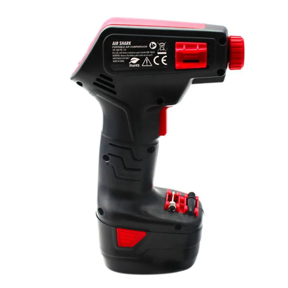 

Portable Rechargeable Handheld Electric Bike Vehicle Car Tire Inflatable Pump Wireless Air Pump Emergency Inflator Drop Shipping