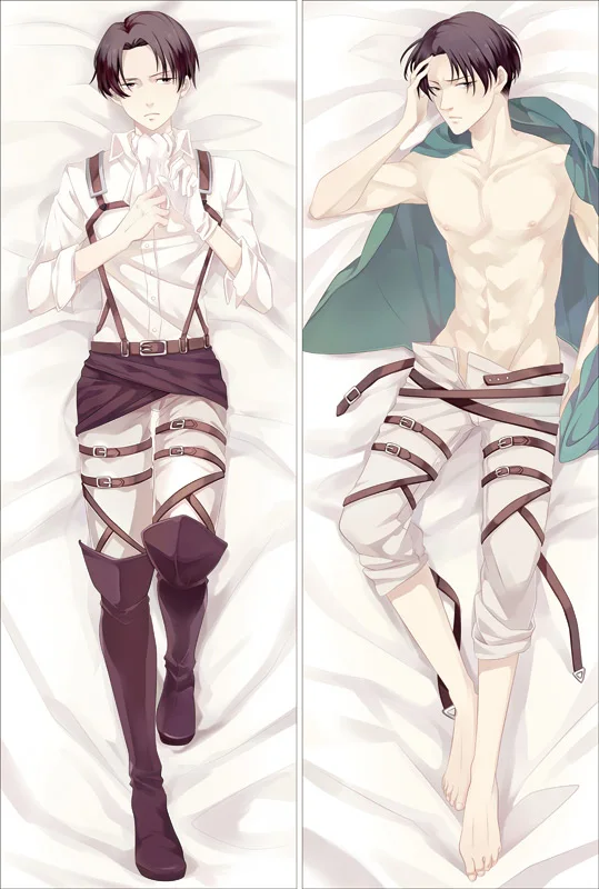 Shingeki no Kyojin персонажи Eren Yeager Ymir Levi Hannes наволочка нападающие гиганты Атака Титанов