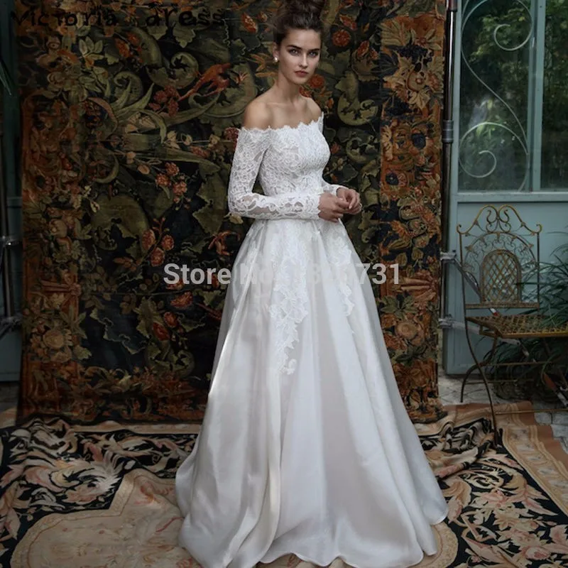 Vestidos-De-Novia-China-Bridal-Gowns-Vintage-Lace-Long-Sleeve-Wedding-Dress-Turkey-Sexy-Country-Western (1)