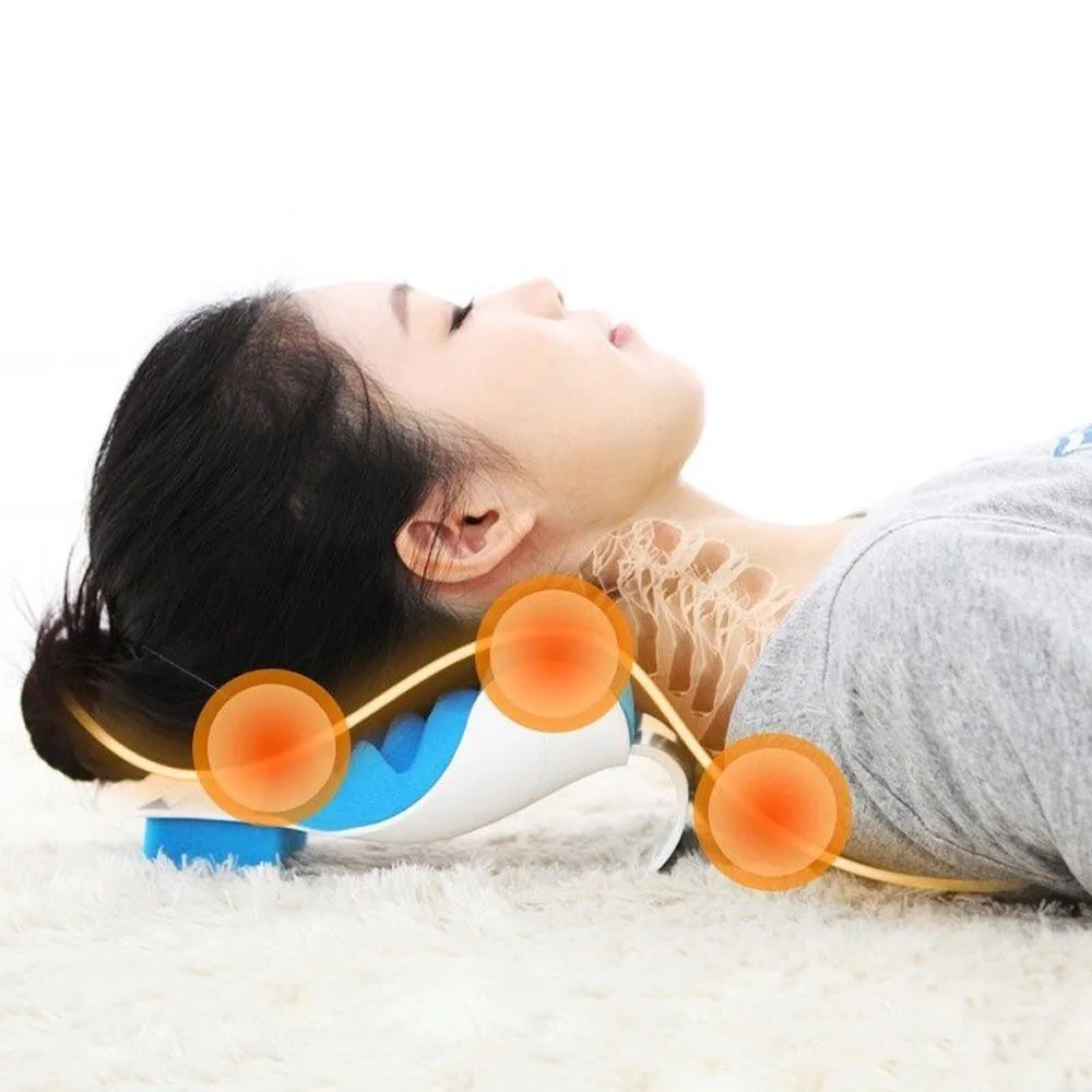 

Pain Relief Pillow Neck And Shoulder Muscle Relaxer Traction Device for Cervical Spine Alignment Neck Support Travel Pillow^15