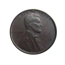 Дата 1938 1938-D 1938-S 1939-D 1940 1941 1942-S 1943 США Lincoln копии монет центов
