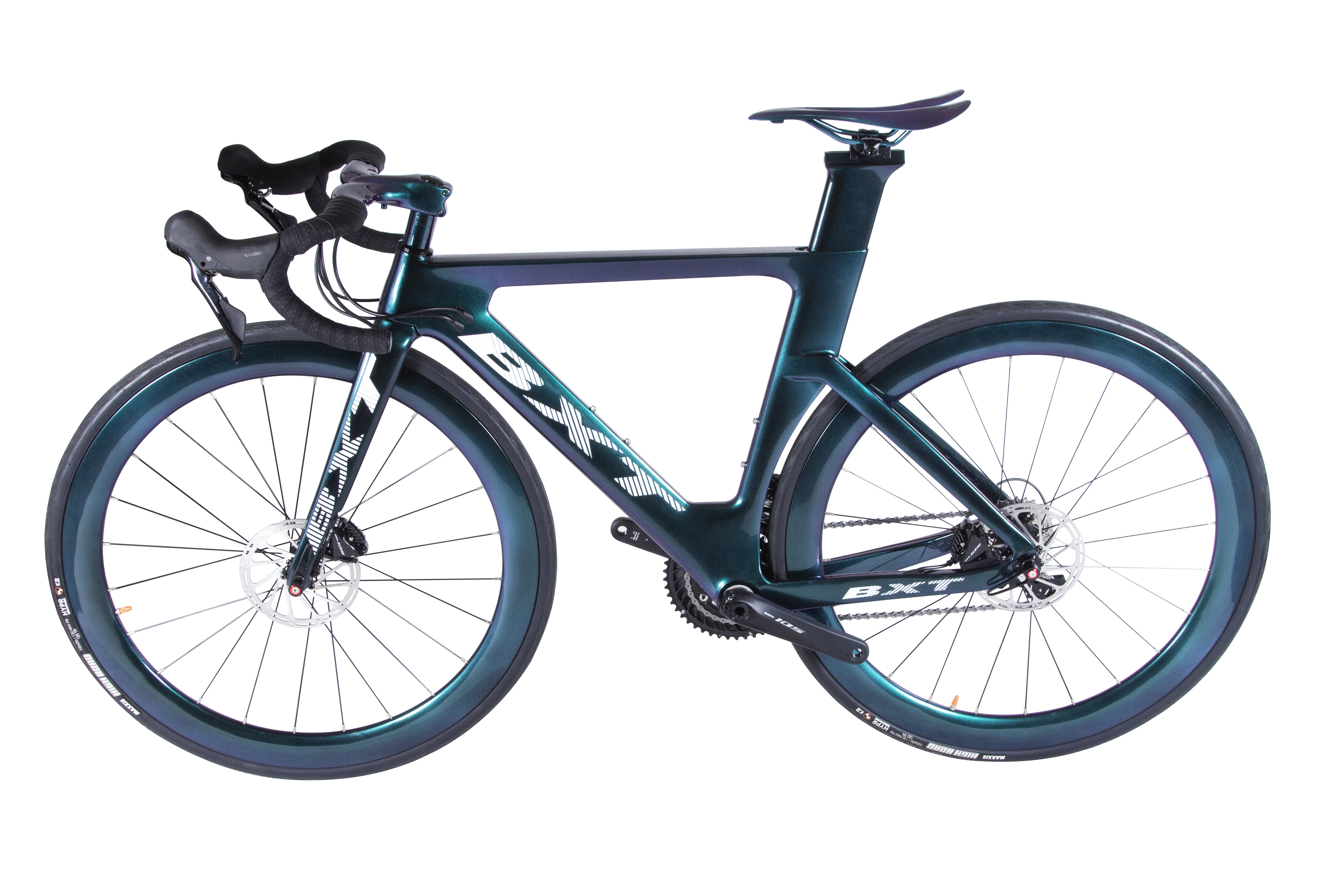 Clearance 700C Disc brake road carbon frame Flat Mount Frame Thru Axle Rear Derailleur 142x12 Front 100x12mm BSA matt/glossy 5