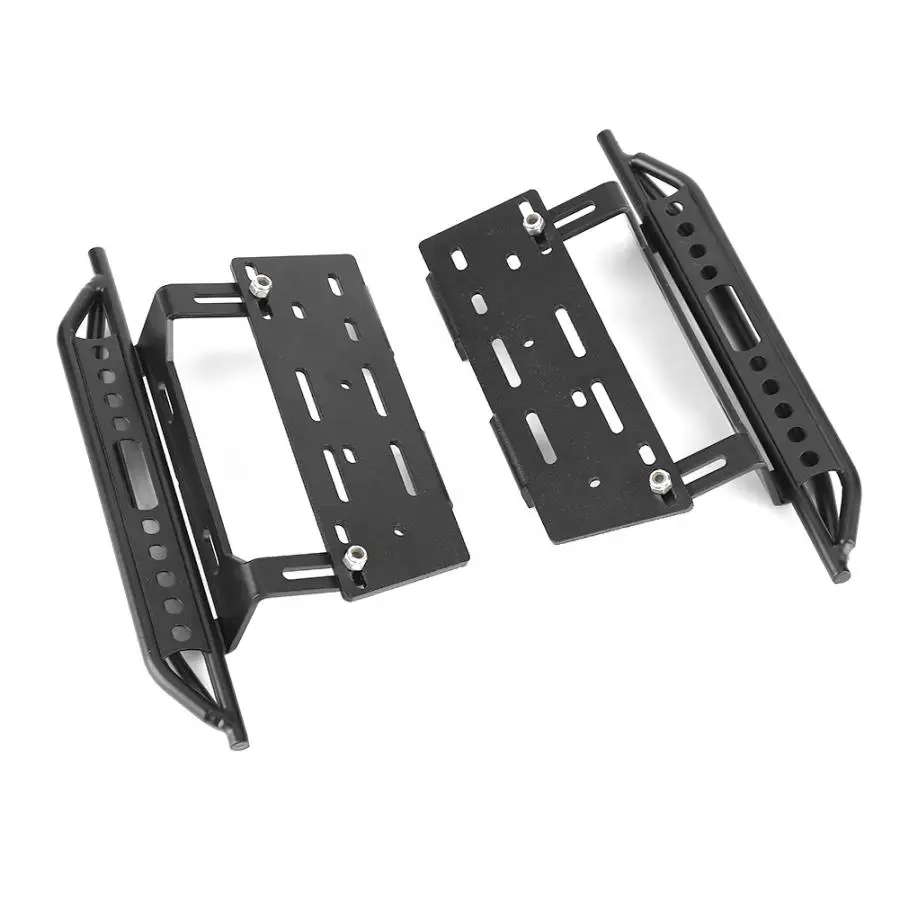 

1Pair Metal Side Pedal Plate Fit For Axial 90046 SCX10 SCX10-ll 1/10 RC Car Side Step Sliders 1:10 Scale RC Crawler Car Part