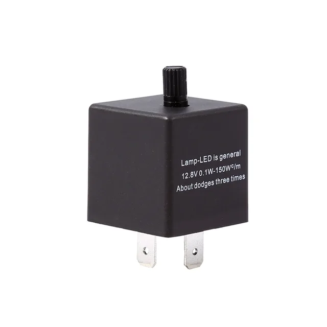 Car Styling3 Pin 12V Adjustable Flasher Relay Car Flasher Relay LED