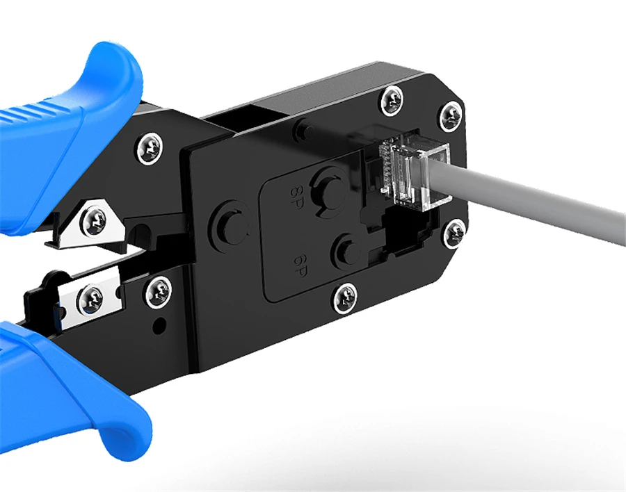 AMPCOM Pratical Series синий RJ11 RJ45 обжимной инструмент обжимные плоскогубцы сетевой кабель щипцы для 6P 8P RJ-11/RJ-12 RJ-45