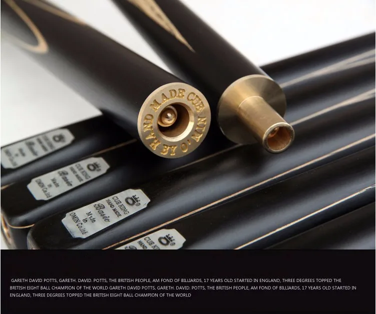 Ручной работы 3/4 снукер Кии s суставы палочки 9,5 мм 11,5 мм наконечники с чехол для кия набор Китай