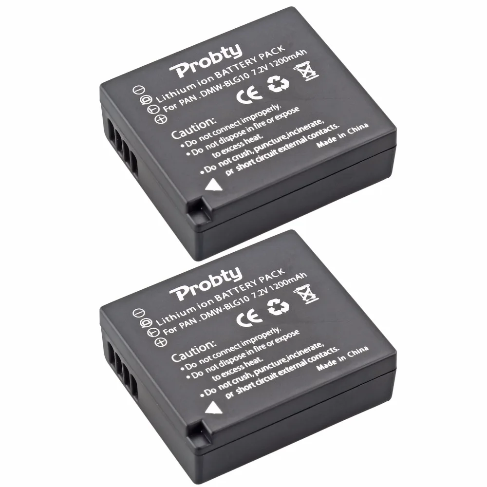 4 шт. Probty DMW BLG10 батарея для Panasonic DC ZS70 DMC GX80 GX85 ZS60 ZS100 GF6 GX7K LX100K|s60 battery|battery forbatteries batteries