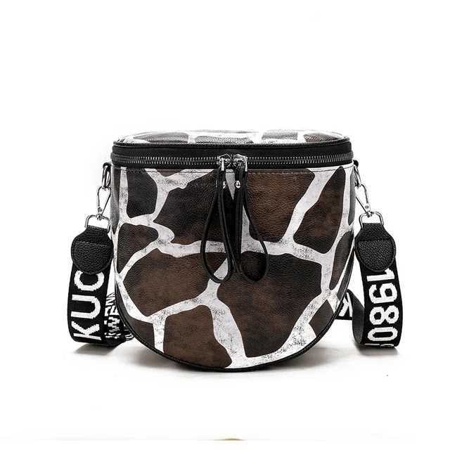 zebra print cross body bag