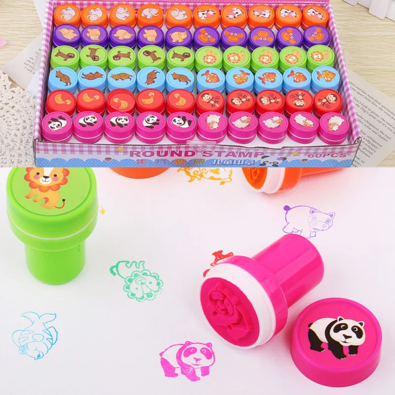 

60Pcs / lot Lovely cartoon toy seal children's small seal toys