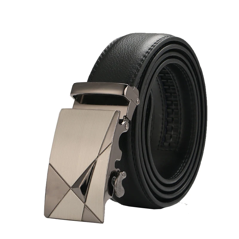 Модный брендовый дизайнерский кожаный ремень, мужские ремни с автоматической пряжкой, мужской подлинный ремень, трендовые мужские ремни ceinture, cinto masculino - Цвет: 29