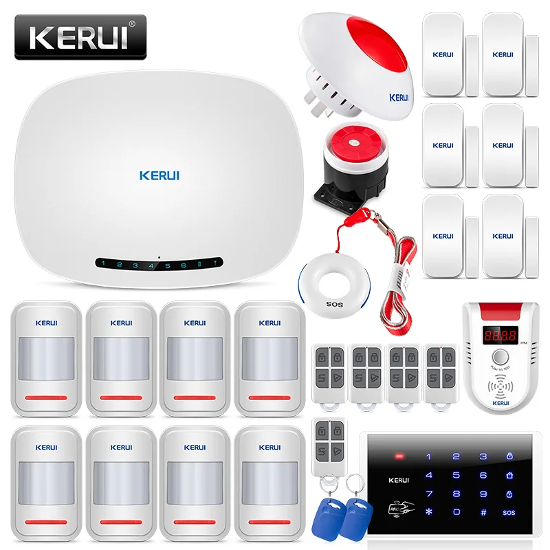 

KERUI W19 GSM Alarm Suits Auto-dialer IOS/Android APP Control SMS Burglar Wireless Home Security Alarmas De Seguridad Para Casa