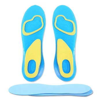 

Flexible Cushioning Sports Insoles Women or Men Shoes Pad Gel Orthopedic Absorb Sweat Breathable Deodorant Military Insoles