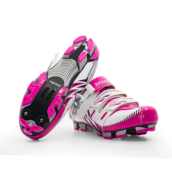 2018 HOT Women Pink Team riding MTB Mountain Cheap bike shoes Cycling