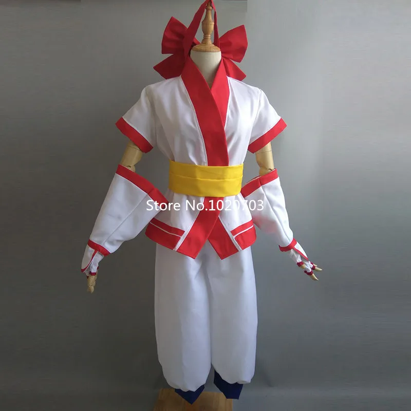 New Samurai Shodown Samurai Spirits Nakoruru Cosplay Any Size Costume 