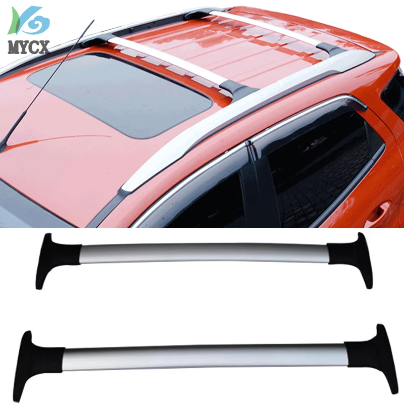 

Car Styling For Ford Ecosport 2013 2014 2015-2016-2022 Aluminum Alloy Side Bars Cross Rails Roof Rack Luggage Carrier Rack 2PCS