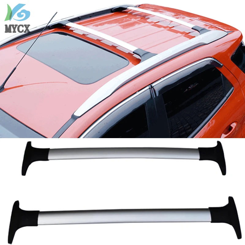 Alloy Top Roof Side Rail Rack Luggage For Ford Kuga Escape 2013-2019
