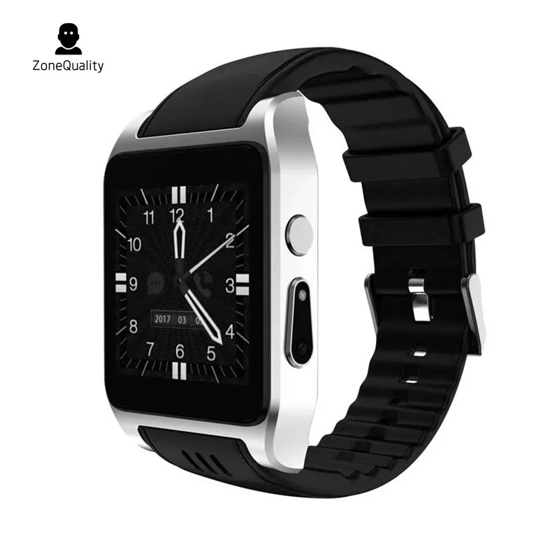 

ZoneQuality X86 Android4.4 MTK6572 512 MB + 4 GB Wearable devices support 3G Playstore smartwatch sim card men PK QW09 S8 KW88