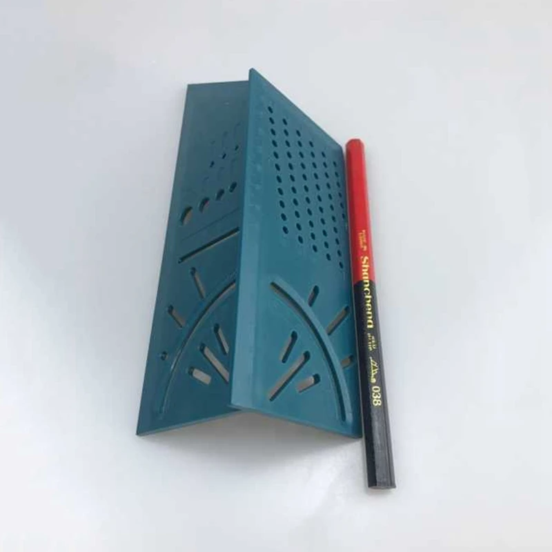 Горячая Деревообработка 3D Mitre углоизмерительный квадратный единица измерения инструмент с манометром и линейкой(1 х Измерительный Инструмент+ 1 карандаш