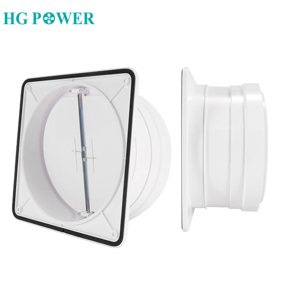 Draft Blocker Backdraft Damper Inline Extractor Fan Vent Back Draught