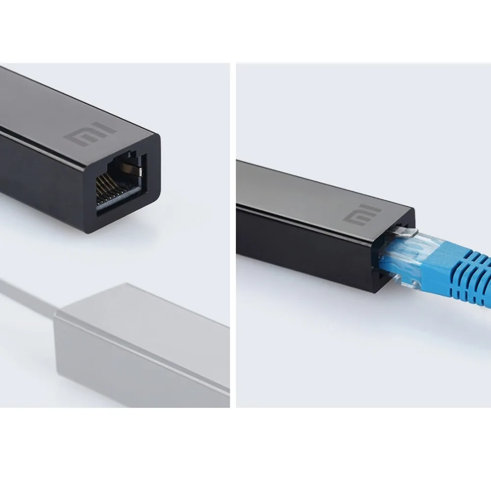 Оригинальный Xiaomi USB к RJ45 внешняя карта Ethernet сетевой адаптер 10/100 Мбит/с для ТВ