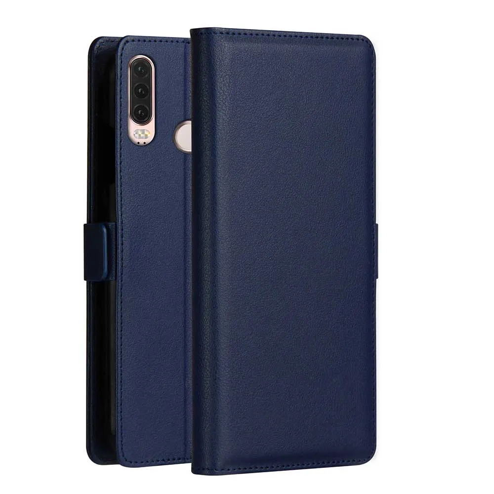 Huawei nova 4e случае 6,1" Бизнес Флип PU+ PC кожа Магнит адсорбции кожи случае huawei nova 4e MAR-AL00 MAR-TL00 Бумажник Обложка - Цвет: Темно-синий